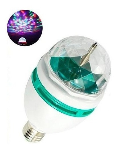 Paquete 50 Focos Led Colores Giratorio Rgb Fiestas Disco