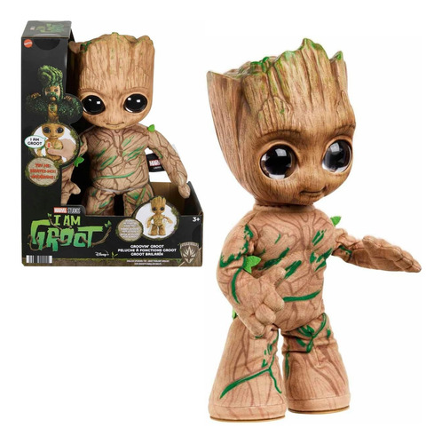 I Am Groot - Marvel Groovin Groot Bailarín 28 Cm Con Sonido