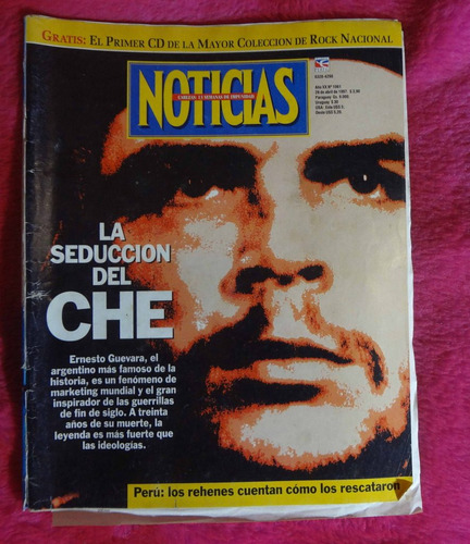 Revista Noticias Abril 1997 Che Guevara Pappo Sida Rock Nac