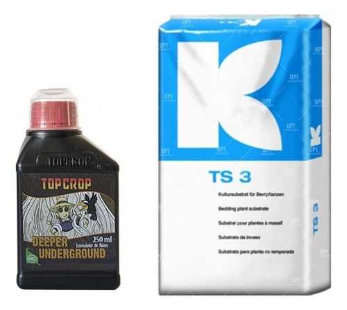 Sustrato Klasmann Ts3 70lt Top Crop Underground 250ml Grow