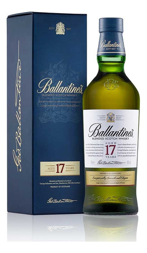 Whisky Ballantines 17 Años Blended Scotch 750ml En Estuche