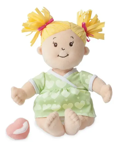 Manhattan Toy Wee Baby Stella - Muñeca Suave, Beige, 12 Pulgadas, (152980 Manhattan Toy Wee Baby Stella - Muñeca Suave, Beige, 12 Pulgadas, (152980