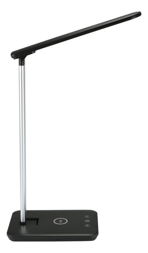 Lámpara De Escritorio Led Usb Con Carga Inalámbrica, Control