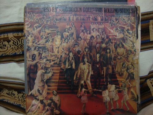 Vinilo Rolling Stones Eso Es Solo Rock And Roll Insert Bi1