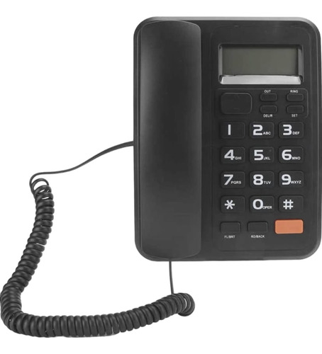 Telefono Red Fija Escritorio Hogar Oficina Numeros Grandes