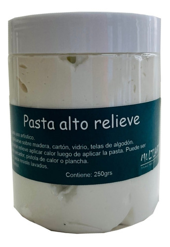 Pasta Alto Relieve Multiarte 250grs