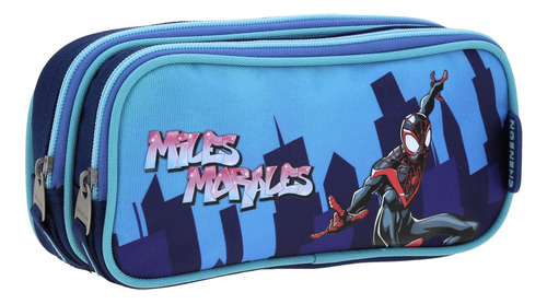 Lapicera Estuche Chenson Spiderman Miles Morales Mm70674-9