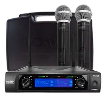 Comprar Set 2 Microfonos Inalambricos Mc-328 Uhf + Pantalla Digital