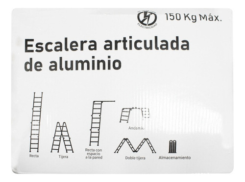 Escalera Multiposiciones Tipo Iii Con 12 Peldaños Surtek