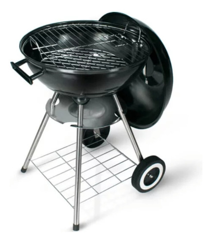 Asador A Carbon , Marca Home Elements , Parrilla De 44 Cm 