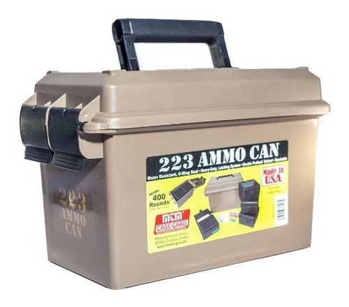 Acc223 Caja Para Municiones,munición A Granel Café Case Gard