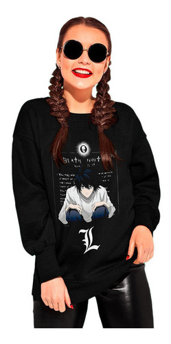 Poleron Polo L Death Note Para Mujer