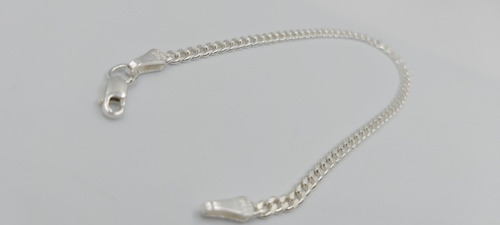 Pulsera Pulso De Pura Plata Fina Ley 925 Cubano 3mm Unisex
