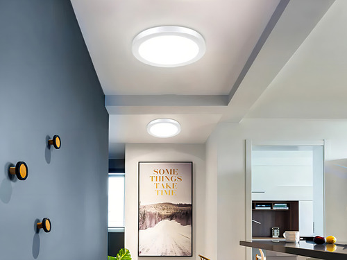 Luminaria Luz Neutra Sobrepor Redondo 4000k 24w