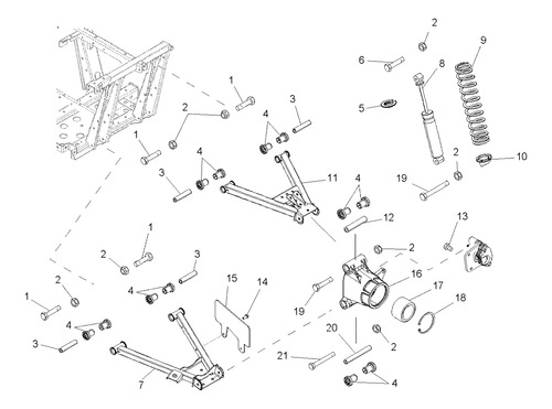 Polaris Choque Trasero Pieza Original Oem Cantidad