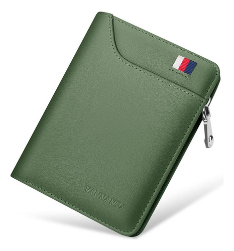 Vannanba Cartera Para Hombre Con Cremallera Cartera De Viaje