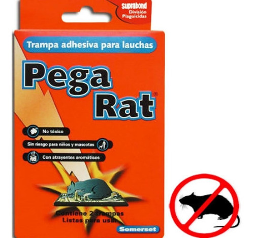 Imagen 2 de 10 de 10 Trampa Adhesiva Pegamento Mata Laucha Sin Veneno Pega Rat