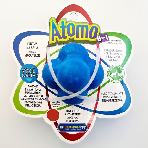 Imagem 4 de 4 de Brinquedo Bolinhas Cães Atomo Tr Pequeno Pet Games