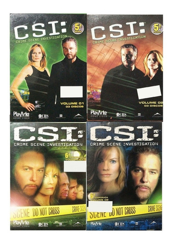 Csi 5 Temporada Vl2 Box 3 Dvd Crime Scene Invest Orig