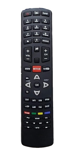 Control Remoto Para Smart Tv Kalley Tcl Daewoo Rca Rc3100l09