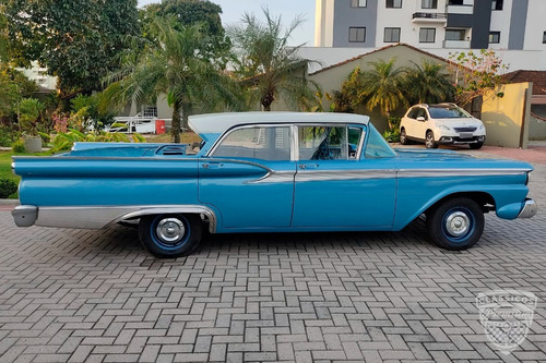 Imagem 4 de 12 de Ford Fairlane 500 4 Door 1959 59 - Documentado - Azul