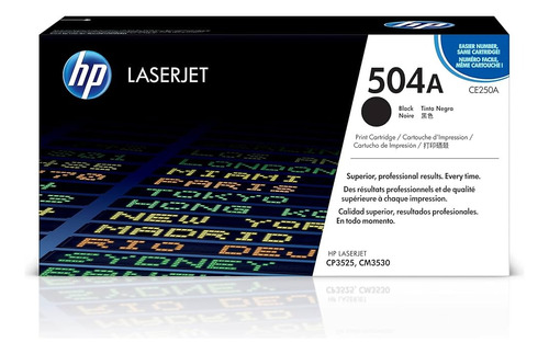 Hp Toner Laserjet Negro 504a Ce250a Alternativo