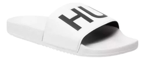 Chancla De Baño Hugo Timeout Blanco Para Hombre - Original