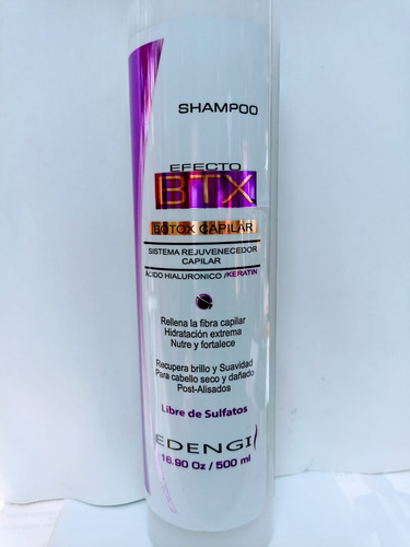 Shampoo C/ Acido Hialuronico, Vitamina E Y Protector Termico