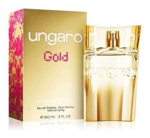 Perfume Emanuel Ungaro Gold For Women Edt 90ml - Original