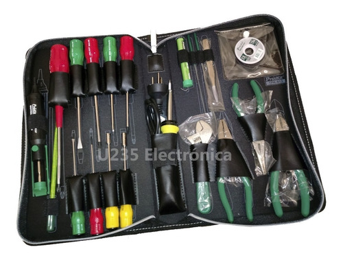 Imagen 1 de 5 de Kit Maletin Herramientas Electrónica Valija Proskit 1pk-813b