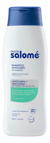 Shampoo Maria Salome Control Caspa Sin Sal X 400ml