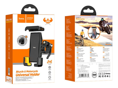 Base Soporte Teléfono De Bicicleta Y Moto Hoco Ca93 Original