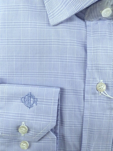 Camisa * Christian Dior* Principe De Gales Hombre Algodon