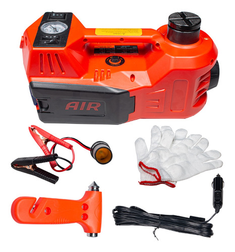 Kit Gato Eléctrico Hidráulico Auto Suv 5t 12v Bomba Inflado