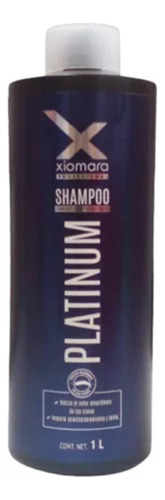 Shampoo Matizador Platinium Para Cabellos Canas Xiomara 1 Lt
