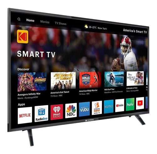 Smart Tv Kodak 43  Fhd Nueva Garantia 6 Cuotas S/int Netflix