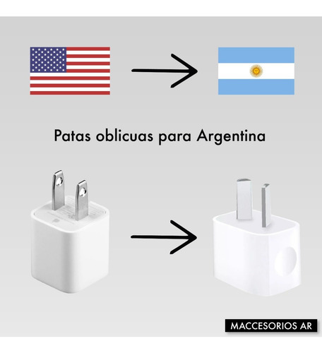 Imagen 6 de 10 de Cargador Usb + Cable Lightning Compatible iPhone