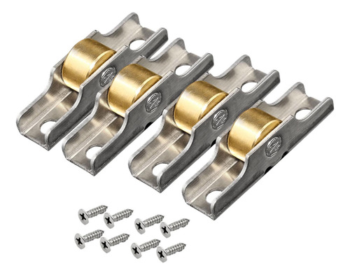 Polia De Faixa 4pcs, Rolo De Porta Deslizante, Hardware De