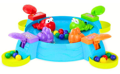 Juego De Mesa Ranitas Glotonas Hambrientas Atrapa Pelotas