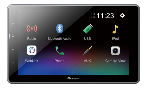 Autoestéreo Pioneer Dmh-af555bt 9 /50wx4/bt/usb/am-fm/dob Dn