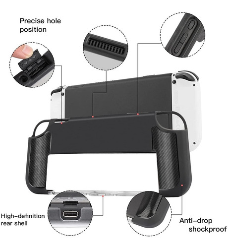 Imagen 5 de 7 de Forro Case Para Nintendo Switch Oled