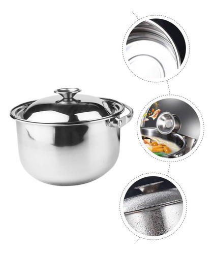 Olla De Sopa De Sopa Multipropósito De Acero Inoxidable De D