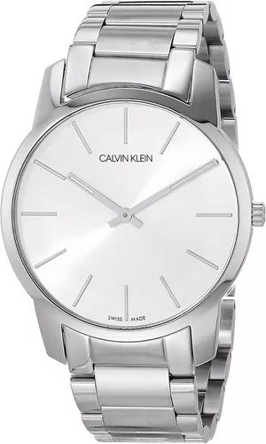 Reloj Calvin Klein City Para Hombre K2g21126 Acero Plateado | Envío gratis