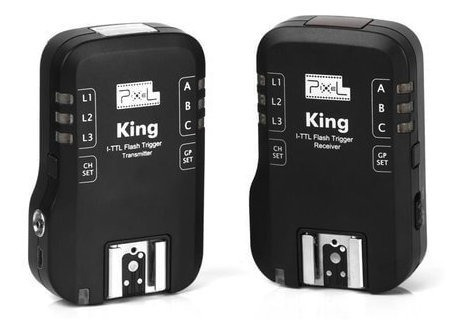 Rádio Flash Nikon Transmissor E Receptor King I-ttl Wireless
