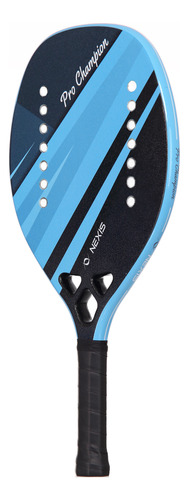 Kit Raquete Beach Tennis Fibra De Carbono Com 3 Bolinhas