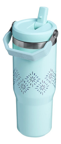 Termo Stanley Iceflow Flip Straw 709 Ml Color Seaglass Gloss Seaglass Gloss