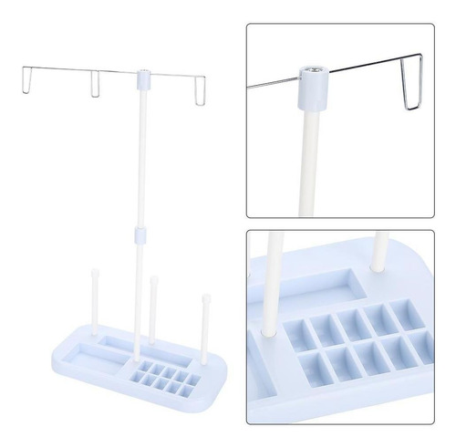 Soporte Ajustable Para Carrete De Hilo De Bordado De 3 Conos