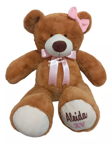 Peluche Personalizado Osito Rosa