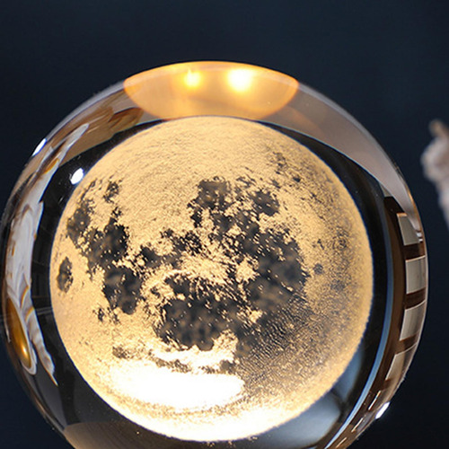 Lámpara Nocturna Decorativa Planetaria Con Forma De Bola De