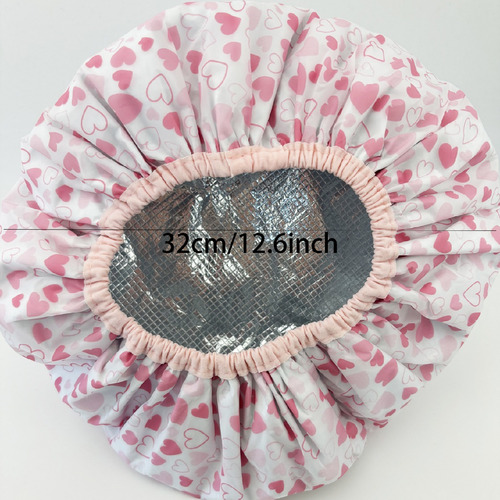 Gorro De Ducha Impermeable De Aluminio Para El Cabello, 1 Un